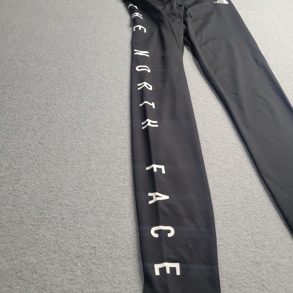 The North Face Women's Leggings Trousers Spell Out Size Small Black Gorpcore - Picture 4 of 12